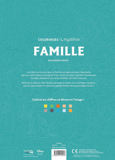 Раскраска «Famille»