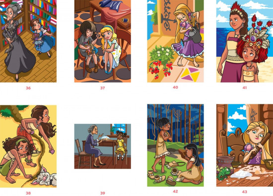 Раскраска «Petites Princesses»