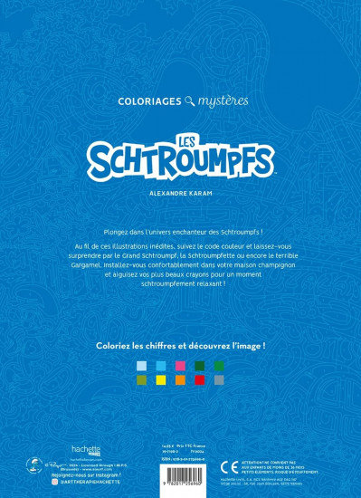 Раскраска «Les Schtroumpfs»