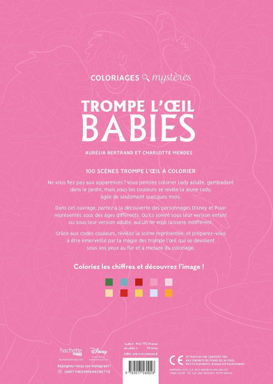 Раскраска «Trompe L’oeil Babies»