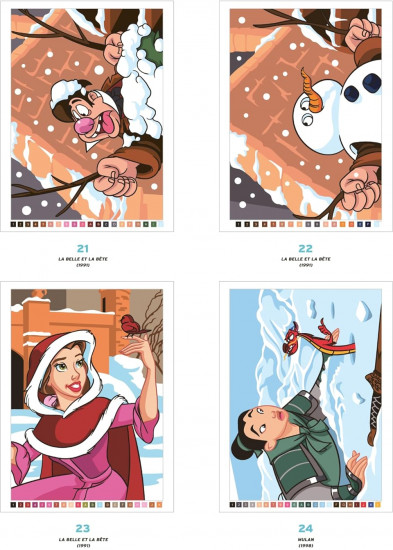 Раскраска по номерам «Hiver»