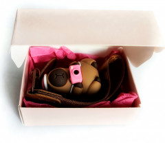 Брелок «Капибара с камерой» - Фото 3