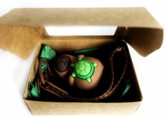 Брелок «Капибара с черепахой» - Фото 2