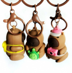 Брелок «Капибара с черепахой» - Фото 3