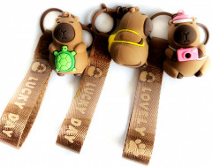 Брелок «Капибара с черепахой» - Фото 4