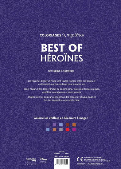 Раскраска «Best of Heroines»