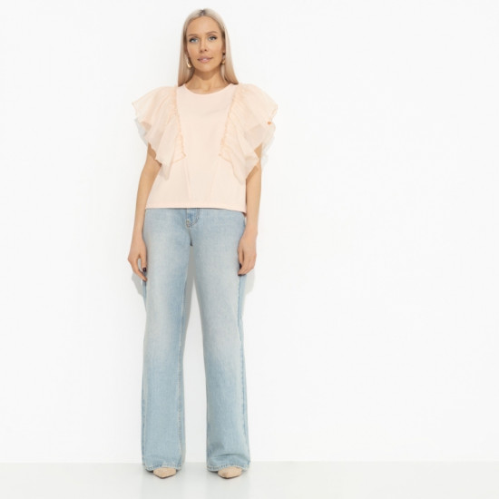 Блуза комбинированная «Лёгкое головокружение»