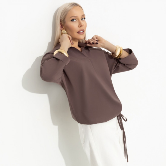 Блуза на кулиске женская «Твой личный тренд»