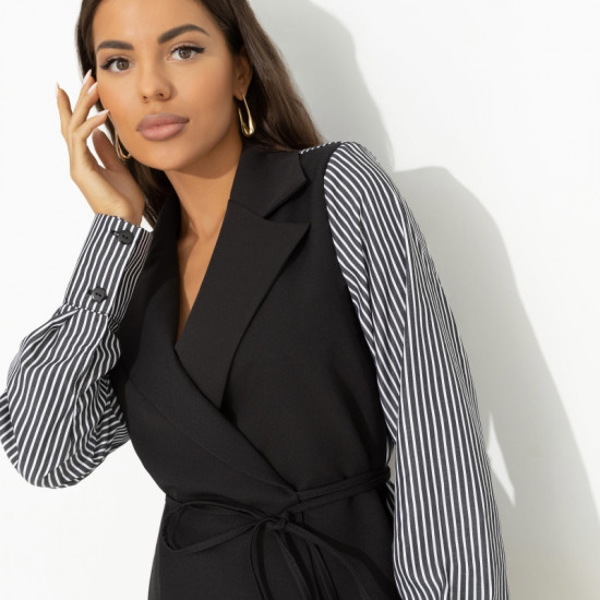 Рубашка женская с имитацией нескольких слоев Собрание идей