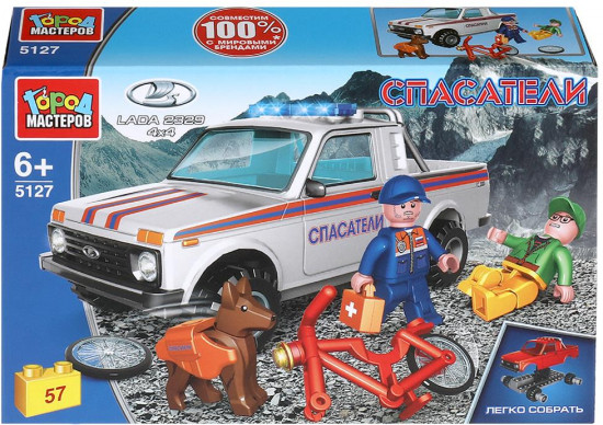 Конструктор «Lada 4 × 4 Пикап. Служба спасения»