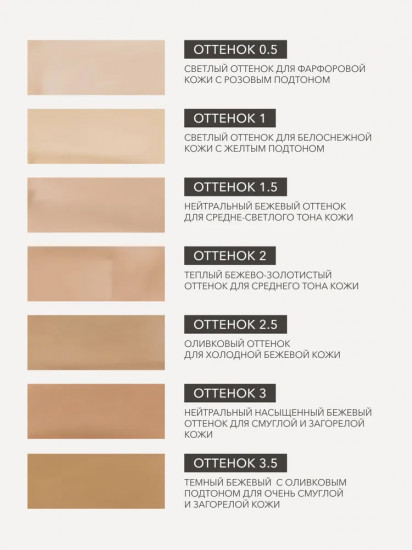 Тональный крем для лица «Perfect Liquid Foundation», оттенок 3.5
