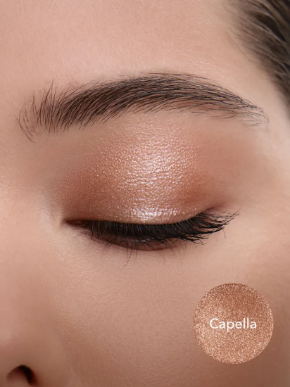 Тени-спарклы для век блестящие «Single Eyeshadow», оттенок Capella