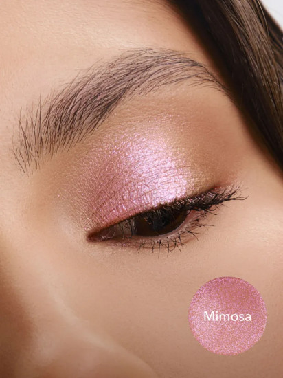 Тени-спарклы для век блестящие «Single Eyeshadow», оттенок Mimosa