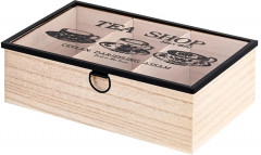 Шкатулка для хранения чая «Tea shop» - Фото 4