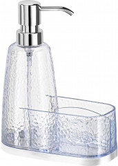 Диспенсер для мыла с подставкой и губкой - Фото 5