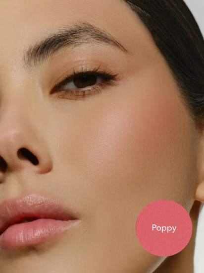 Румяна-суфле для макияжа лица кремовые «Crimson Blush», оттенок Poppy
