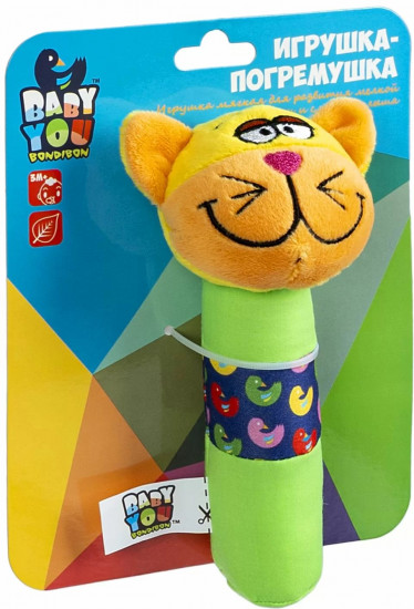 Игрушка-погремушка «Кот»