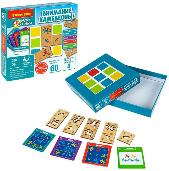 Игра настольная «Внимание, хамелеоны!»