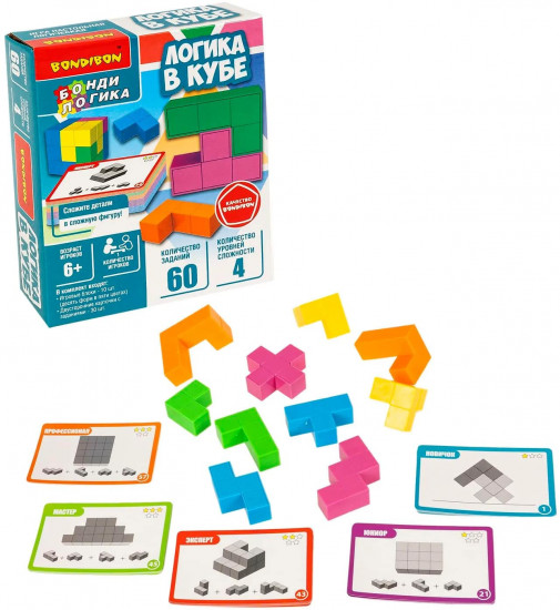 Игра настольная «Логика в кубе»