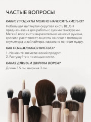 Кисть для макияжа лица Blush - Фото 7