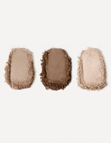 Палетка запеченных продуктов для макияжа лица «Powder-light, Sculptor, Powder-medium», оттенок 03