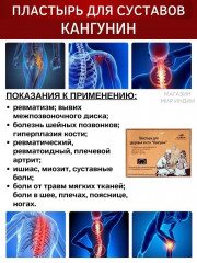 Набор пластырей для суставов биомагнитных «Кангунин» - Фото 1