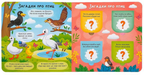 Книга с окошками «Загадки в окошках»