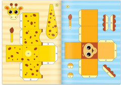 Книжка- вырезалка «Бумажные зверята. Кубики» - Фото 2