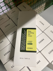 Крем для лица солнцезащитный с соком алоэ вера «Aloe Soothing Sun Cream» SPF50+ PA+++ - Фото 1