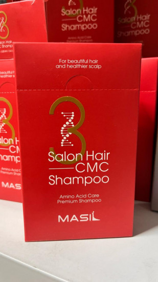 Набор шампуня для волос с церамидами восстанавливающего «3 Salon Hair CMC Shampoo»
