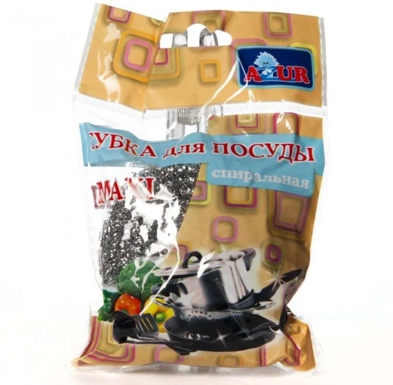 Губка для посуды металлическая