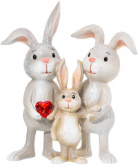 Фигурка декоративная «Семья кроликов» - Фото 3