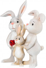 Фигурка декоративная «Семья кроликов» - Фото 4