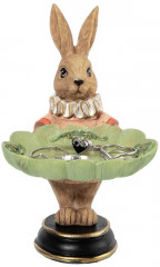 Фигурка декоративная «Кролик с подставкой для мелочей» - Фото 3
