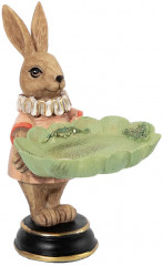 Фигурка декоративная «Кролик с подставкой для мелочей» - Фото 9