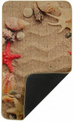 Коврик противоскользящий в ванну «Пляж» - Фото 1