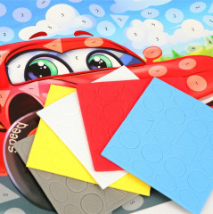 Мозаика геометрическая из ЭВА «Тачки» - Фото 2