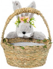 Корзина пасхальная «Корзинка с кроликом» - Фото 3