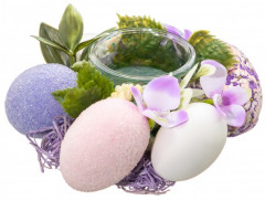 Подсвечник пасхальный «Фиолетовое наслаждение» - Фото 4