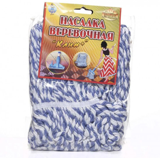 Насадка для швабры веревочная «Клип»
