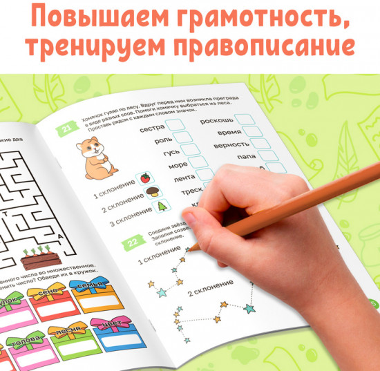 Тренажёр «Уроки грамотности. 3-4 класс»