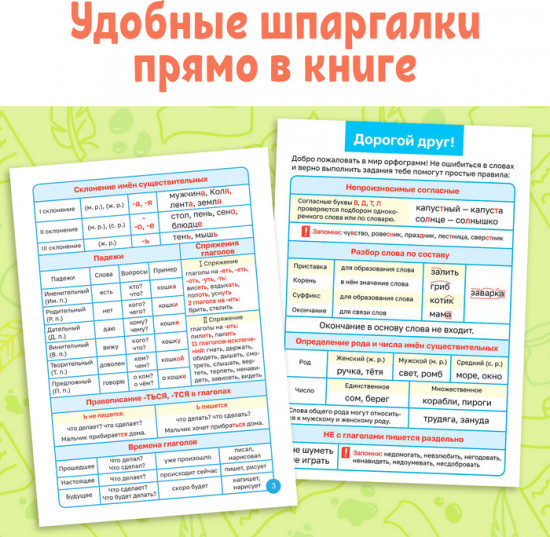 Тренажёр «Уроки грамотности. 3-4 класс»