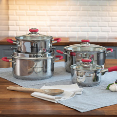 Набор кастрюль с крышками «Rosse» - Фото 1