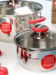 Набор кастрюль с крышками «Rosse» - Фото 5