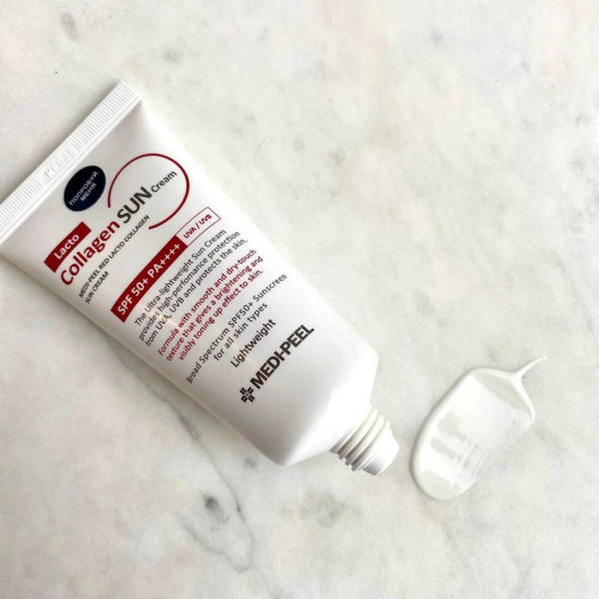 Солнцезащитный крем с коллагеном «Red Lacto Collagen Pore Lifting Sunscreen SPF50+ PA++++»