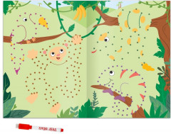 Книга многоразовая «Рисуем по точкам. Животные» - Фото 1