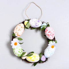 Декор на пасху «Венок с ромашками» - Фото 1