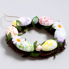 Декор на пасху «Венок с ромашками» - Фото 2