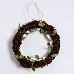 Декор на пасху «Венок с ромашками» - Фото 3