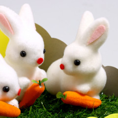 Декор на пасху «Зайчики на травке» - Фото 3